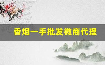 香烟一手批发微商代理-烟售卖厂家直销