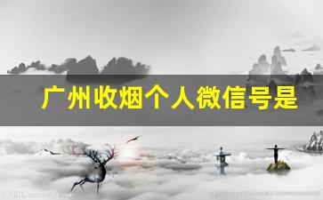 广州收烟个人微信号是多少-广州上门收烟