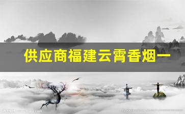 供应商福建云霄香烟一手货源