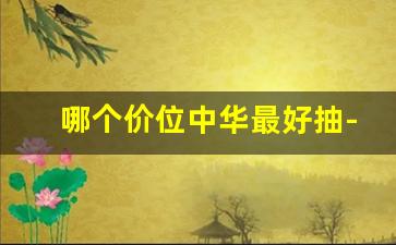 哪个价位中华最好抽-软中华哪个牌子的最好抽