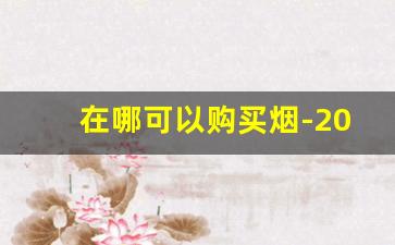 在哪可以购买烟-20以下好吸的烟