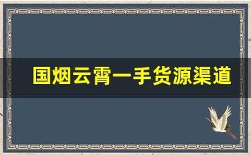 国烟云霄一手货源渠道-青秀烟多少钱一包批发