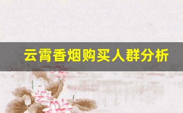 云霄香烟购买人群分析-云霄香烟价格揭秘