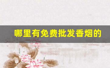哪里有免费批发香烟的-40元内香烟批发