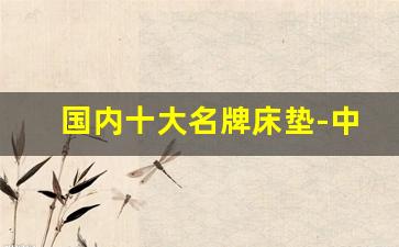 国内十大名牌床垫-中国十大名牌床垫有哪些