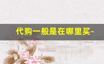 代购一般是在哪里买-靠谱的代购一般在哪找