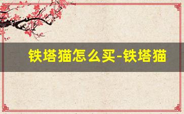 铁塔猫怎么买-铁塔猫日月双爆哪里买