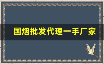 国烟批发代理一手厂家货源-白嘴白沙烟厂家直销