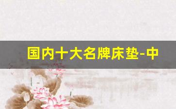 国内十大名牌床垫-中国十大名牌床垫清单