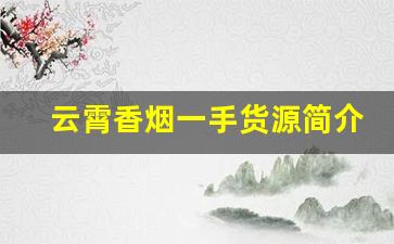 云霄香烟一手货源简介-云霄香烟一般销售在哪里 价格表