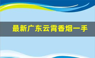 最新广东云霄香烟一手货源-云霄香烟最新九月的实时报价