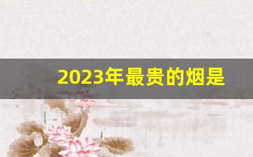 2023年最贵的烟是什么烟-2024年世界最贵的烟是什么