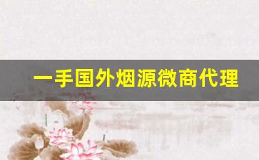 一手国外烟源微商代理-外贸烟平台