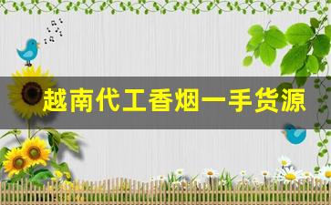 越南代工香烟一手货源代理-越南代工香烟可以在国内卖么
