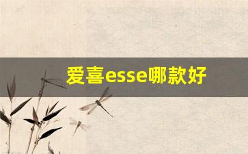 爱喜esse哪款好