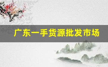 广东一手货源批发市场-全国一手货源批发基地